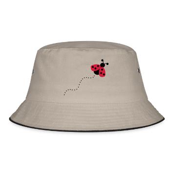 Ladybug - Bucket Hat - khaki/black - Front