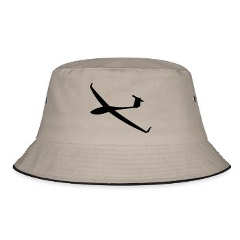 segelflieger - Bucket Hat - Khaki/Schwarz - Vorne
