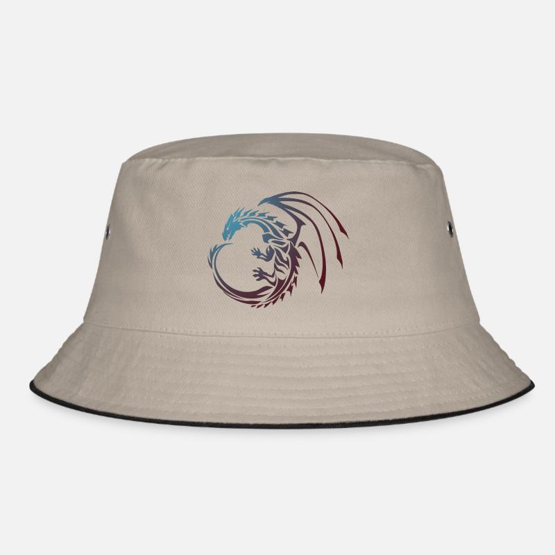 Farbe Drachen Bucket Hat