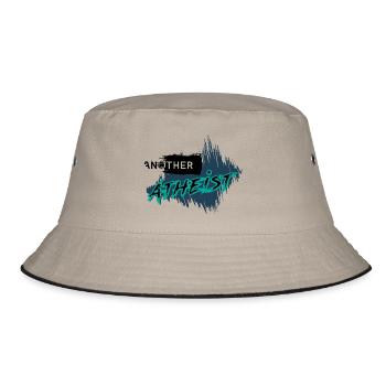 Another Atheist - Bucket Hat - khaki/black - Front