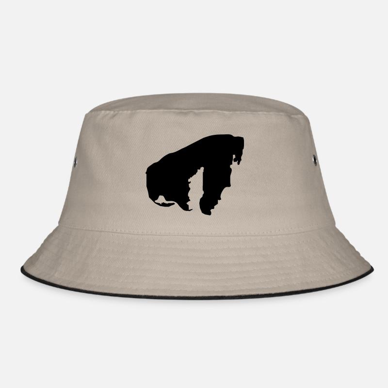 poel2 - Bucket Hat - khaki/black