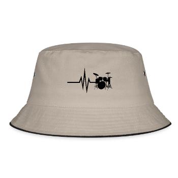 Mon cœur bat pour les percussions - Instrument - Bob - kaki/noir - Devant
