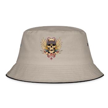 el gringo - Bucket Hat - khaki/black - Front