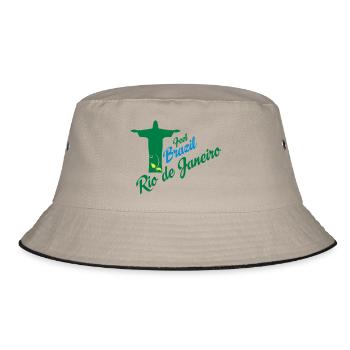 Rio de Janeiro - Bucket Hat - khaki/black - Front