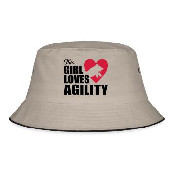 Agility - Bucket Hat - khaki/black - Front
