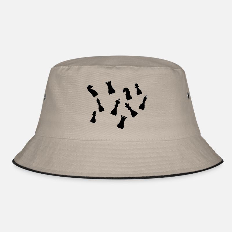 ficheall - Bucket Hat - khaki/black
