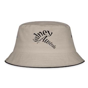 Sydney - Australia - Bucket Hat - khaki/black - Front