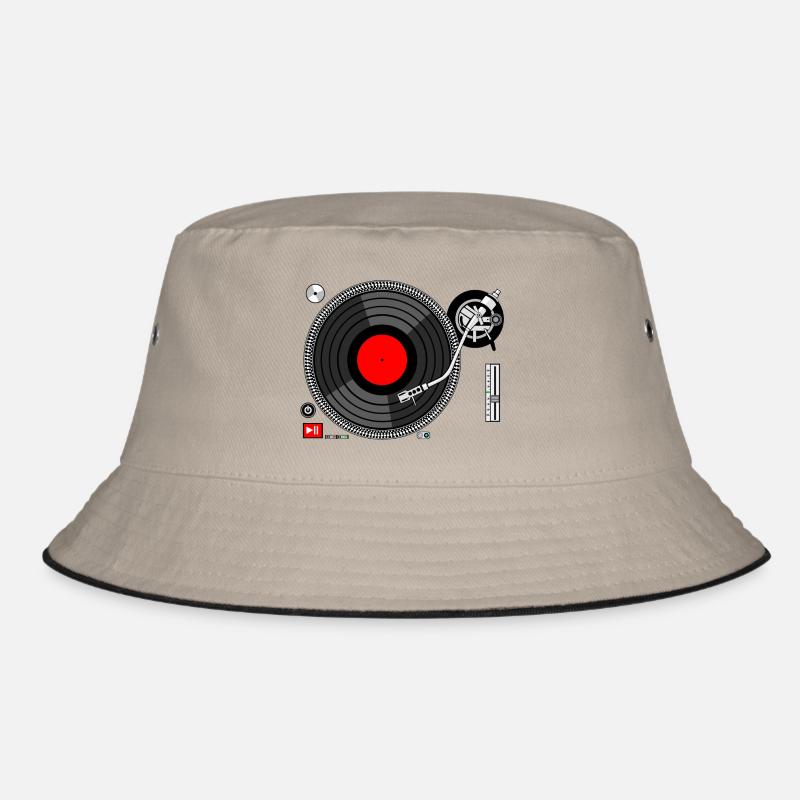 Dj Turntable Bucket Hat