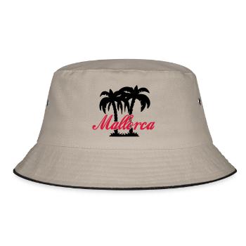 Mallorca 2C - Farbwechsel - Bucket Hat - Khaki/Schwarz - Vorne