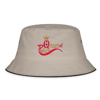 poker - Bucket Hat - khaki/black - Front