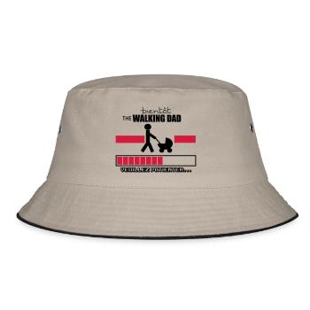 bientôt the walking dad,geek,humour - Bob - kaki/noir - Devant