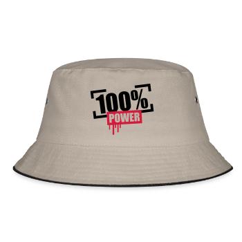 100 % de puissance Stempel - Bob - kaki/noir - Devant