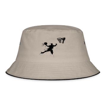 baketballer dunking II - Bucket Hat - khaki/black - Front