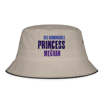 HT Royal Wedding Remarkable Princess blue - Bucket Hat - khaki/black - Front