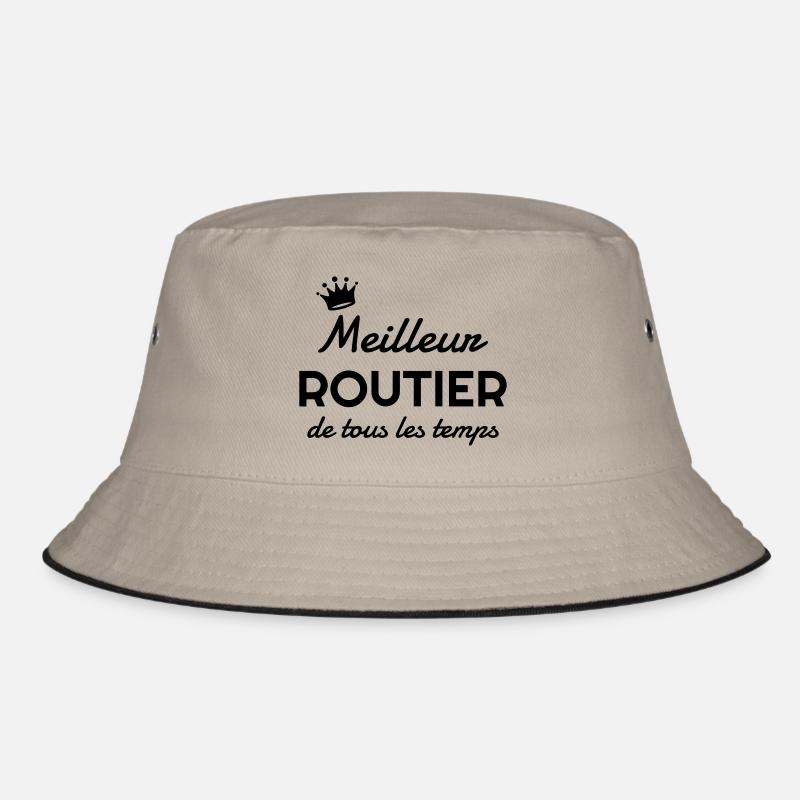Routier / Chauffeur Poids-lourd / Camion / - Bob - kaki/noir