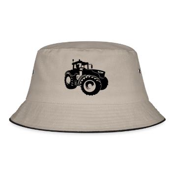 traktor - Bucket Hat - khaki/black - Front