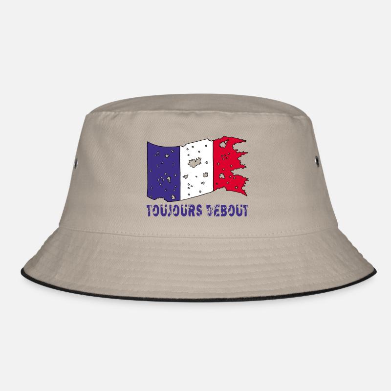 Drapeau français déchiré mais toujours debout ! Bob
