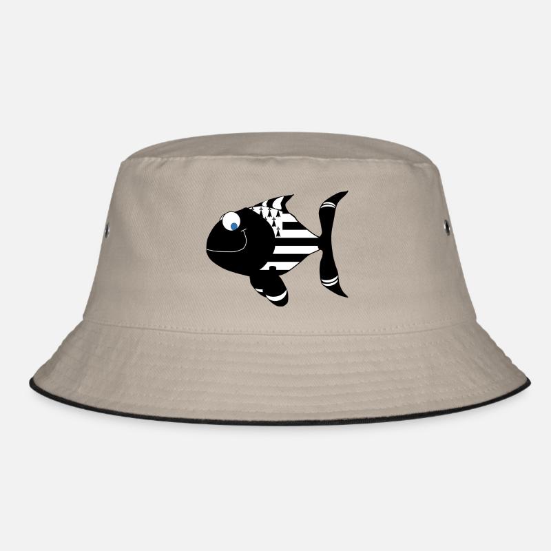Bretagne Poisson - Bob - kaki/noir