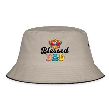 BGSM DAD TSHIRT - Bucket Hat - khaki/black - Front