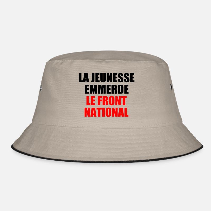 Scheiß auf den Front National Bucket Hat