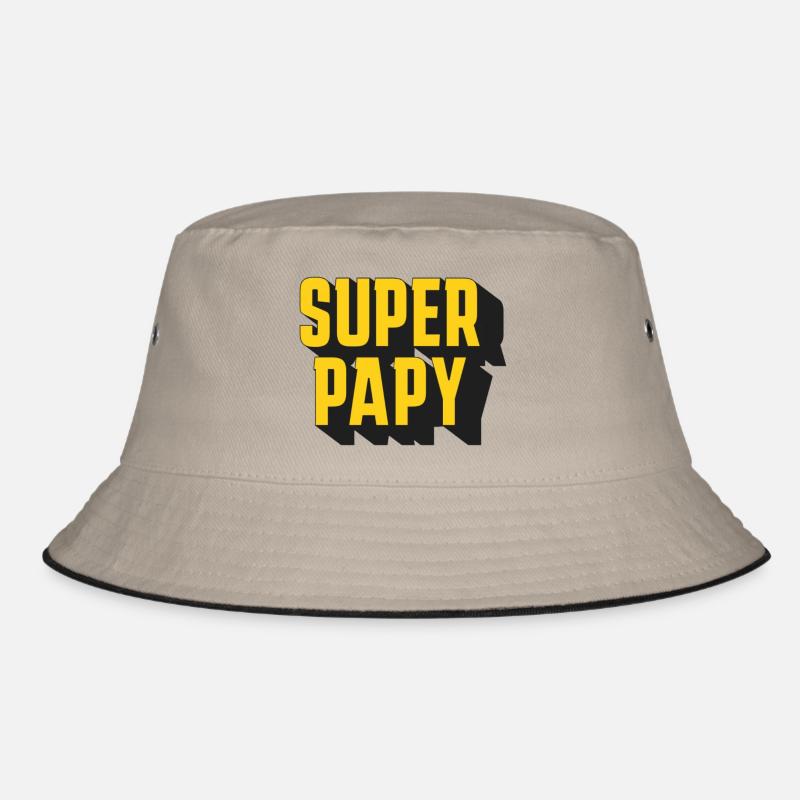 SUPER PAPY! - Bob - kaki/noir