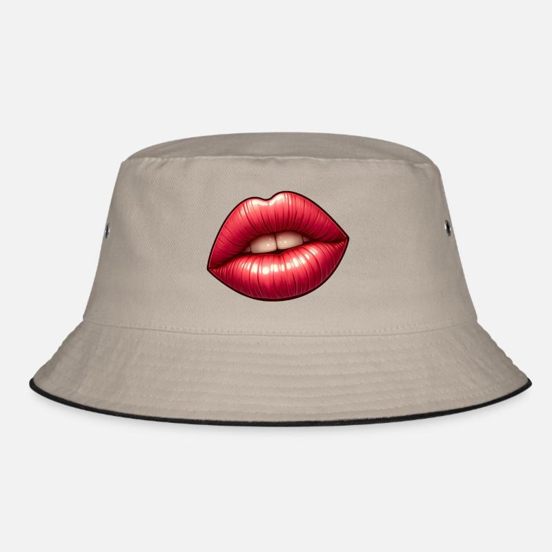 Red Lips - Intense Seduction Bucket Hat