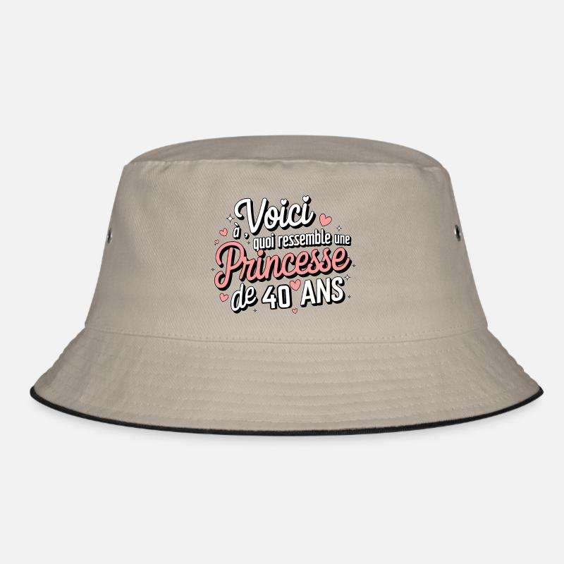 Princess 40 Years Old Bucket Hat