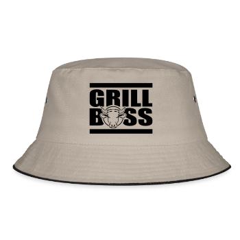 grill - Bucket Hat - khaki/black - Front