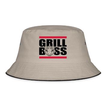 grill - Bucket Hat - khaki/black - Front