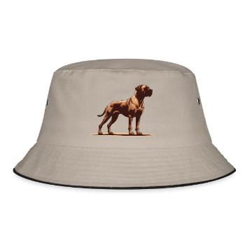 Brasileiro - Bucket Hat - khaki/black - Front