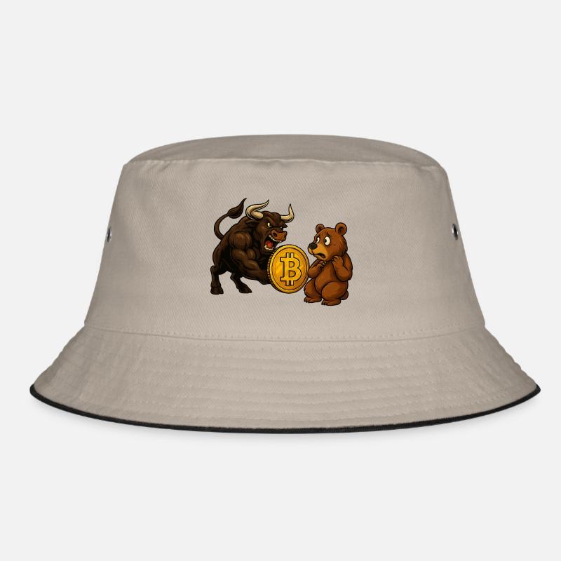 Bitcoin Bull vs. Bear Bucket Hat