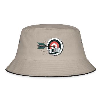 A BOW AND ARROW - Bucket Hat - khaki/black - Front