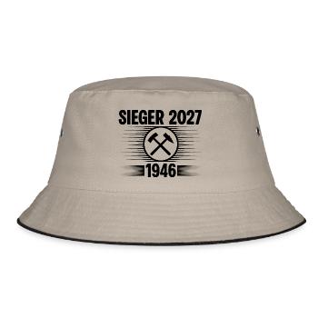 Erzgebirge Sieger 2027 - Bucket Hat - Khaki/Schwarz - Vorne