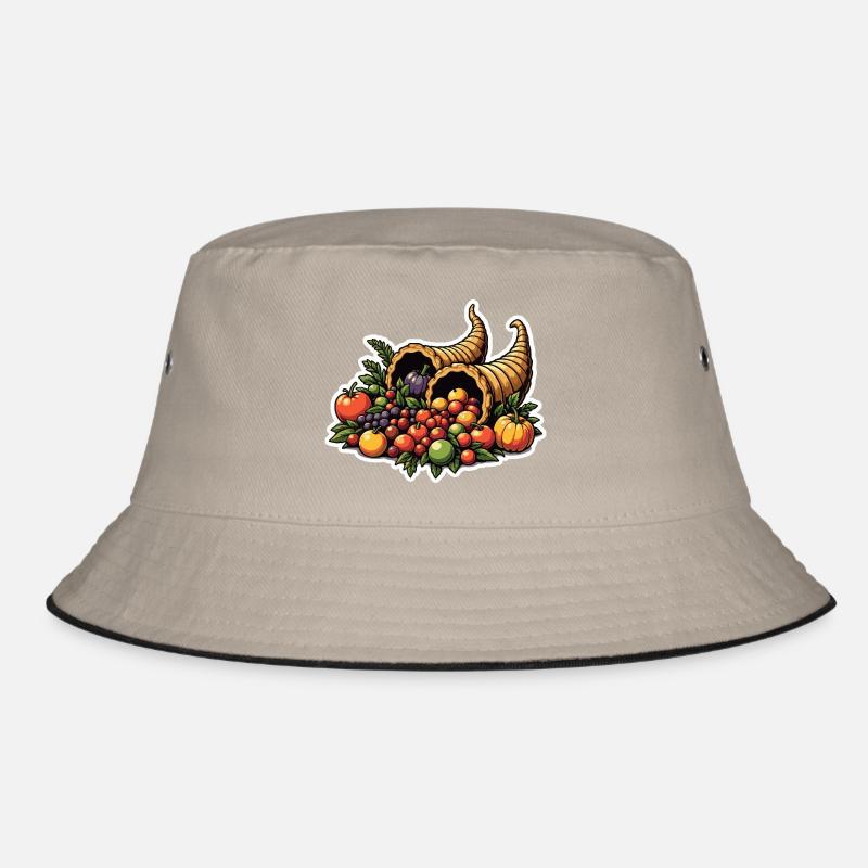 Autumn Harvest Cornucopia Bucket Hat