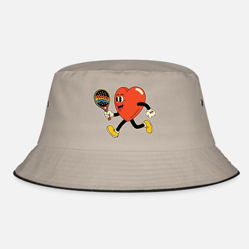 Herz im Paddel Bucket Hat