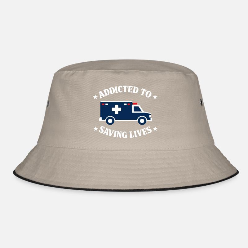Intensive Care Paramedic Advanced EMT as Identity Bucket Hat