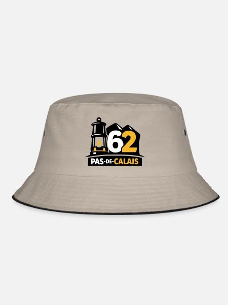 62 Pas de Calais Emblem - Bucket Hat - khaki/black - Front