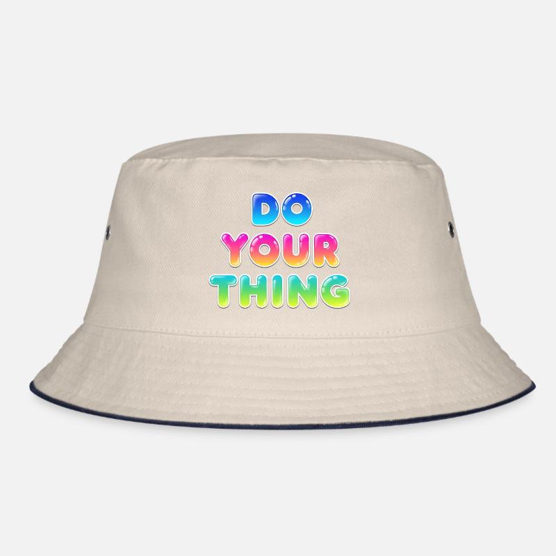 Do Your Thing Motivations Statement Style Bucket Hat