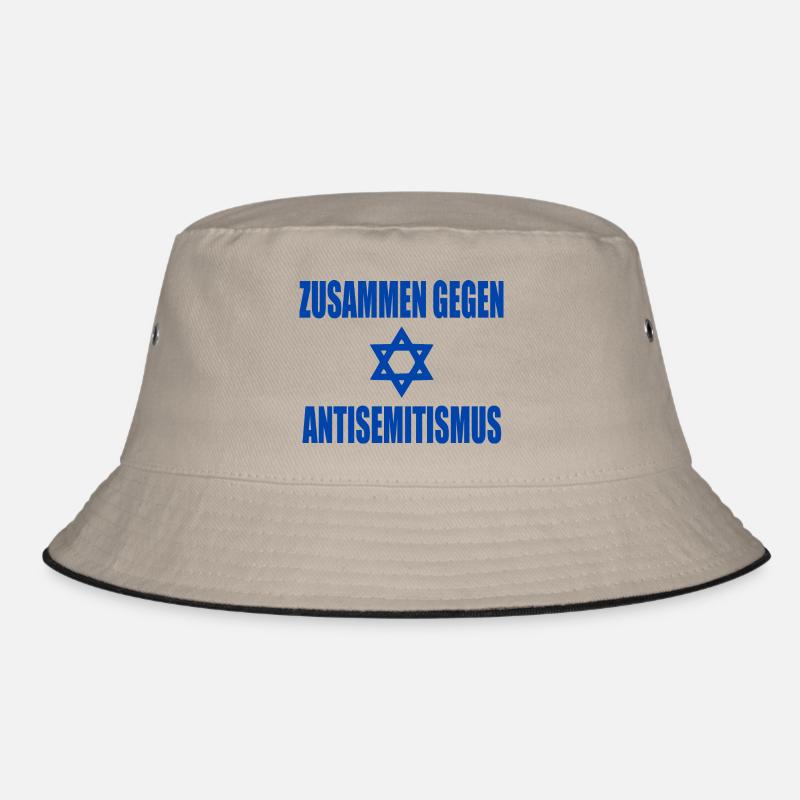 zusammen gegen antisemitismus Bucket Hat