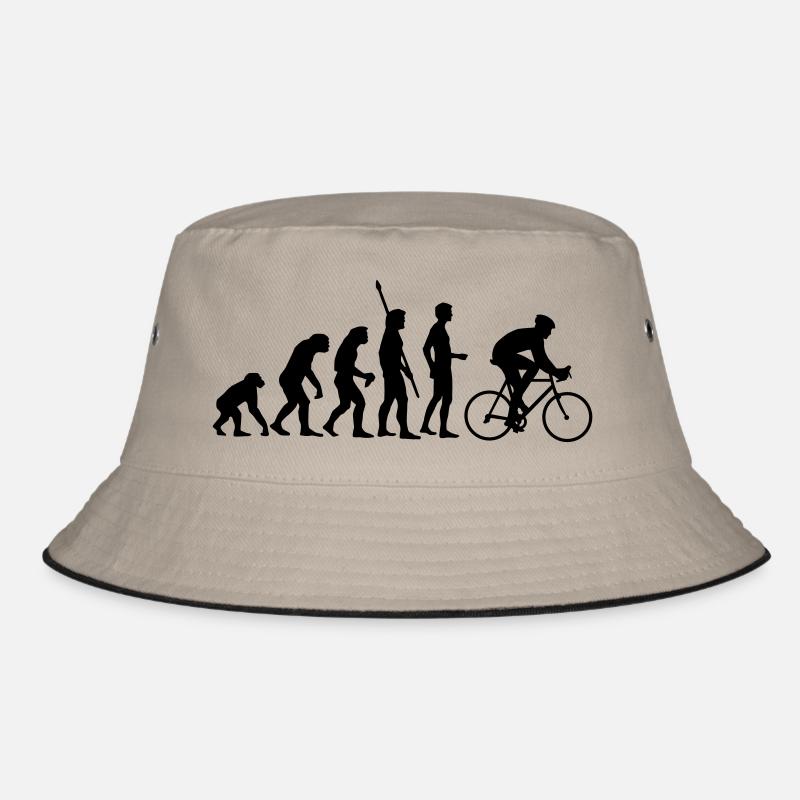 evolution_radfahrer - Bucket Hat - khaki/black