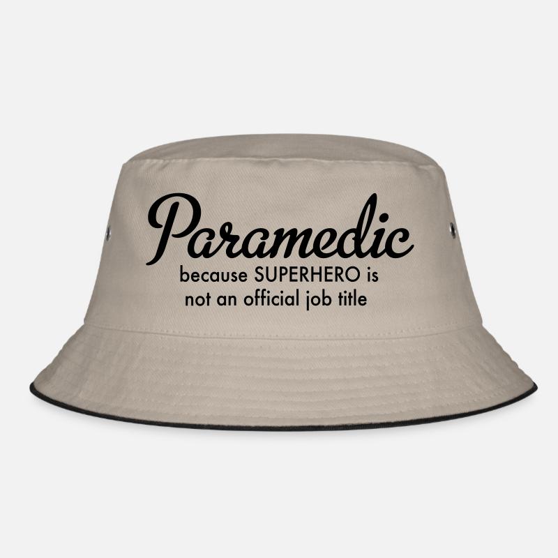 paramedic - Bucket Hat - Khaki/Schwarz