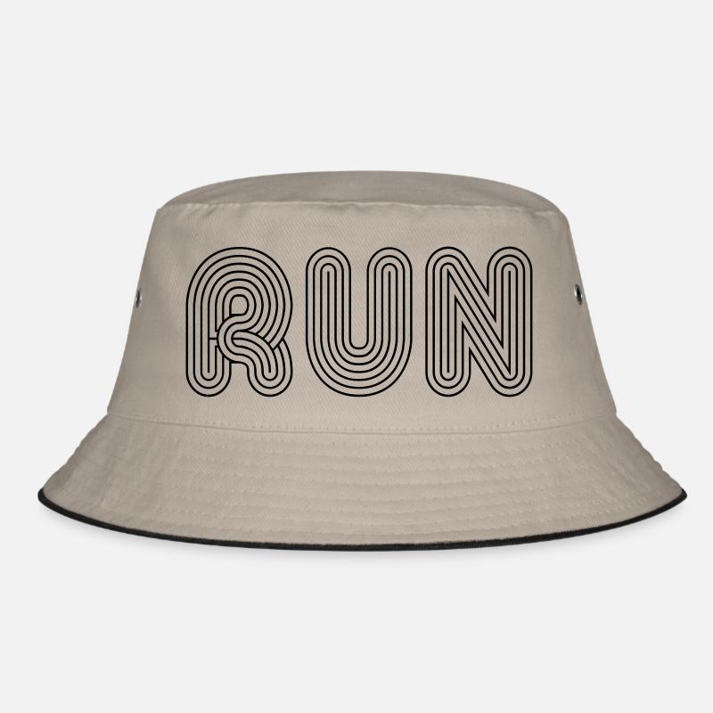 Retro-Lauf Bucket Hat