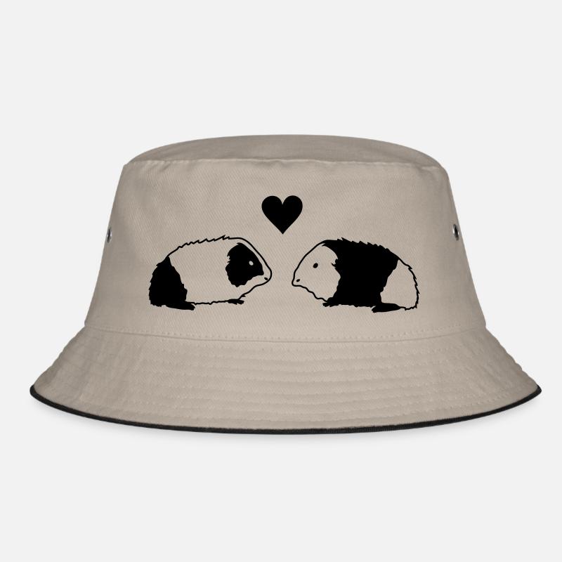 Guinea pig love Bucket Hat
