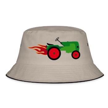 Tracteur - Bob - kaki/noir - Devant
