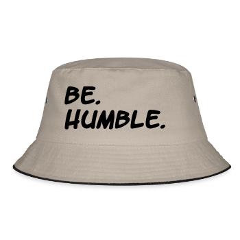 be humble / kendrick lamar / hiphop / gift - Bucket Hat - khaki/black - Front