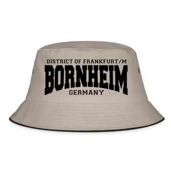 Frankfurt bornheim - Bucket Hat - khaki/black - Front