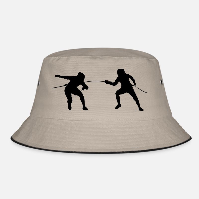 Fechten Fechten - Bucket Hat - Khaki/Schwarz