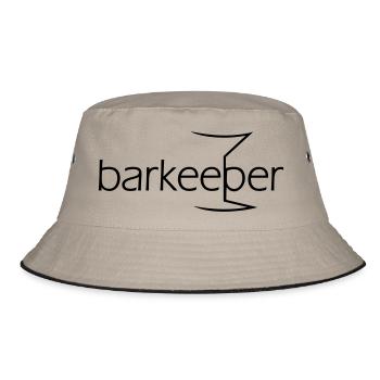 barkeeper (e, 1c) - Bucket Hat - khaki/black - Front