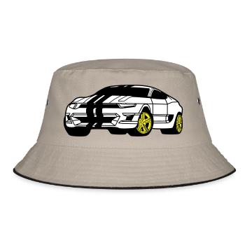 Voiture de sport - Voiture de sport - Coupé - Bob - kaki/noir - Devant