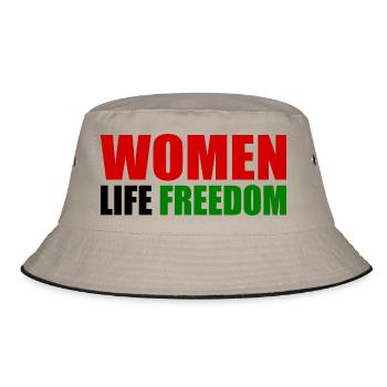 Women life freedom - Bob - kaki/noir - Devant